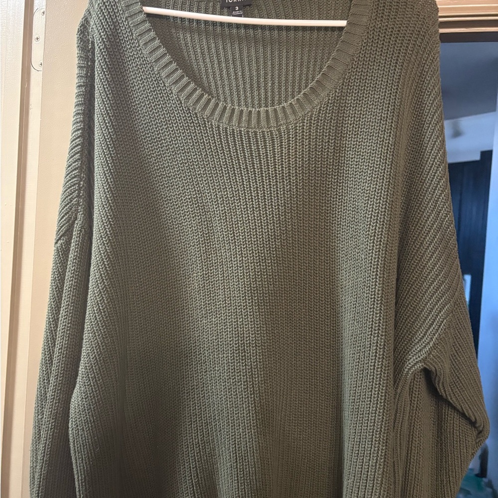 Torrid Olive Green Women's Sweater
